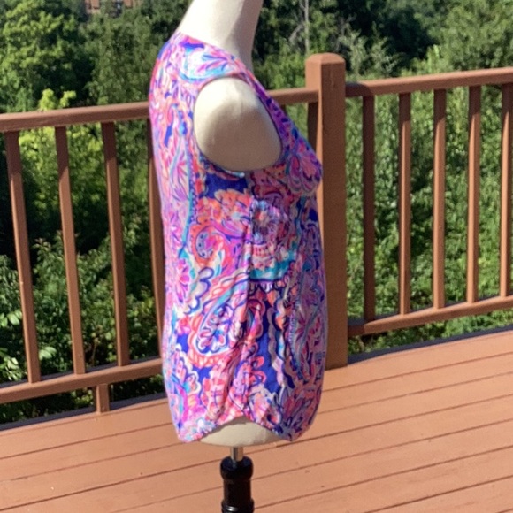 Lilly Pulitzer bright fun tank - Picture 5 of 7